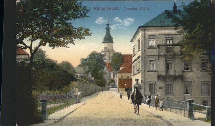 Koenigsbrueck esdner Strasse Pferd x