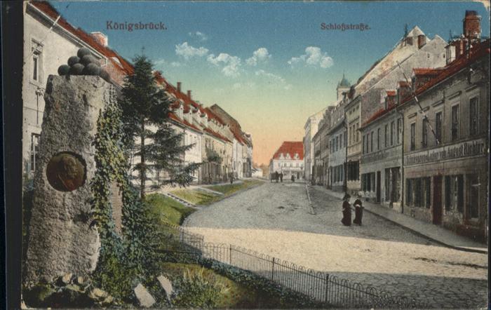 Koenigsbrueck hloss Strasse x