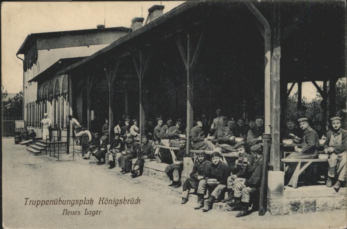 Koenigsbrueck uppenübungsplatz Neues Lager x