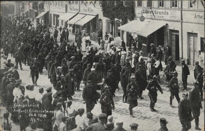 Koenigsbrueck kunft Kriegsgefangene x