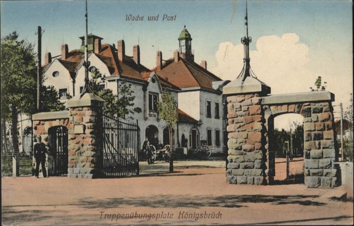Koenigsbrueck uppenübungsplatz Wache Post x