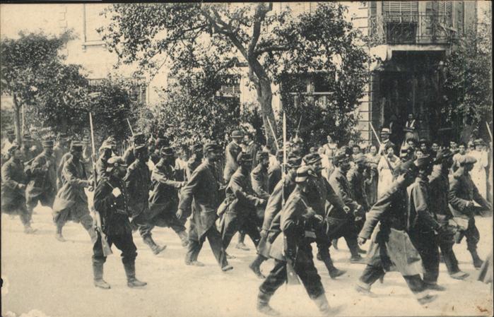 Koenigsbrueck ansport Kriegsgefangener *