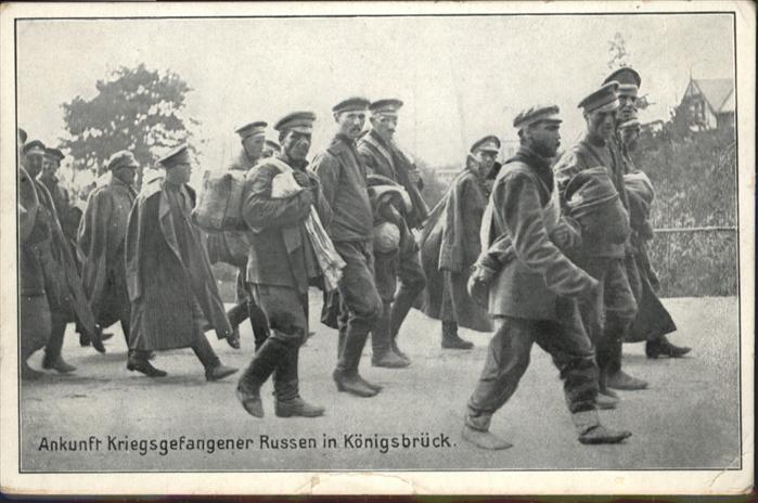 Koenigsbrueck kunft Kriegsgefangener Russen x