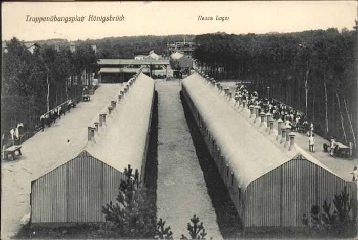 Koenigsbrueck uppenübungsplatz Neues Lager x
