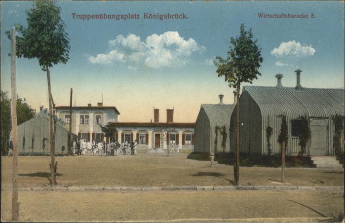 Koenigsbrueck uppenübungsplatz Wirtschaftsbaracke *