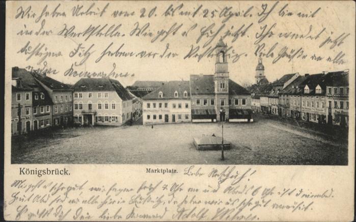 Koenigsbrueck rktplatz Ratskeller x