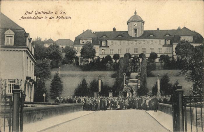 Bad Gottleuba-Berggiesshuebel bschiedsfeier Heilstätte *