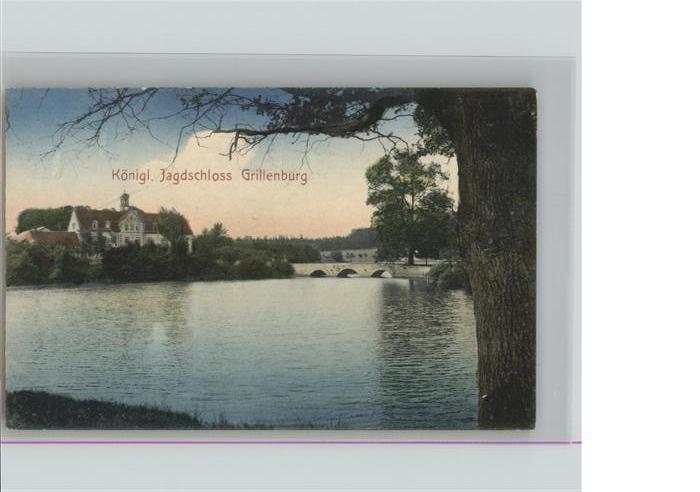 Grillenburg Jagd Schloss Brücke