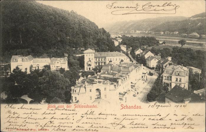 Bad Schandau Blick von Schlossbastei