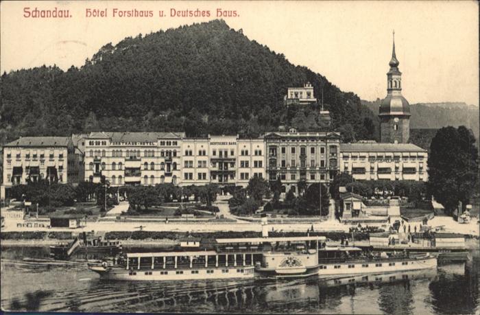 Bad Schandau Hotel Forsthaus Deutsches Haus Flussdam