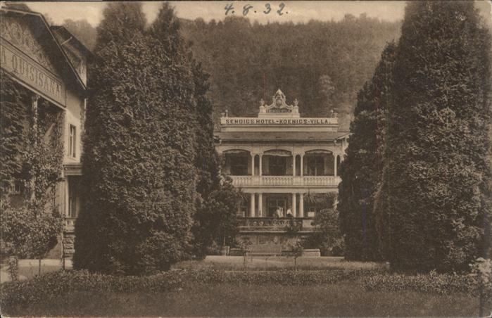 Bad Schandau Senig Hotel Königs-Villa