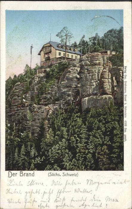 Brand Hohnstein Sächsische Schweiz