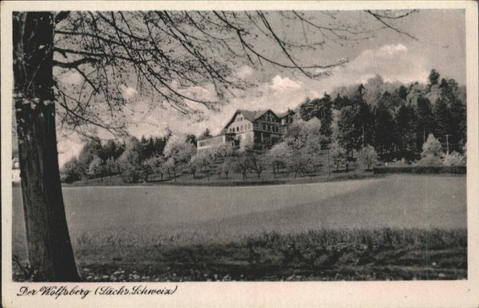 Reinhardtsdorf-Schoena Reinhardtsdorf_Schöna Wolfsberg Sächsis