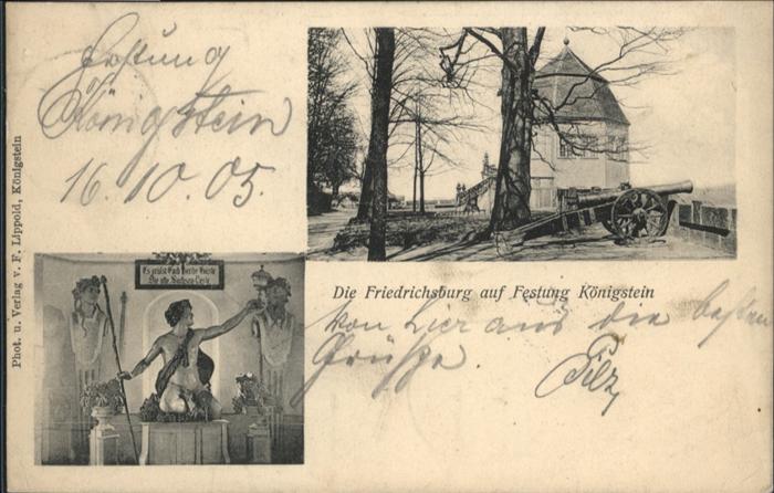 Koenigstein Saechsische Schweiz stung Friedrichsburg x