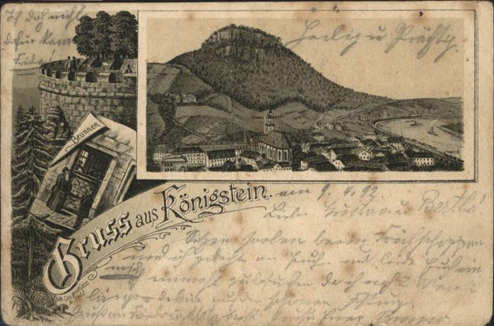 Koenigstein Saechsische Schweiz