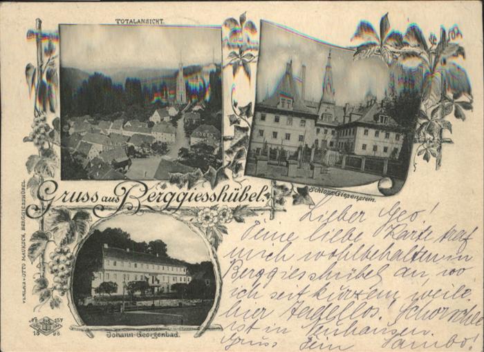Bad Berggiesshuebel chloss Giesenstein Johann-Georgenbad