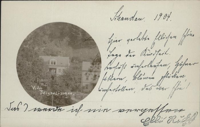 Bad Schandau Villa Bergschlösschen Sächsische Schwei