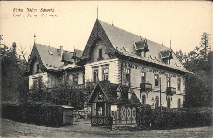Bad Schandau Hotel Pension Rainwiese Sächsische Böhm