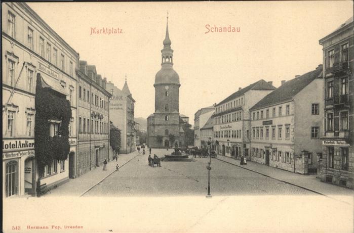 Bad Schandau Marktplatz Sächsische Schweiz