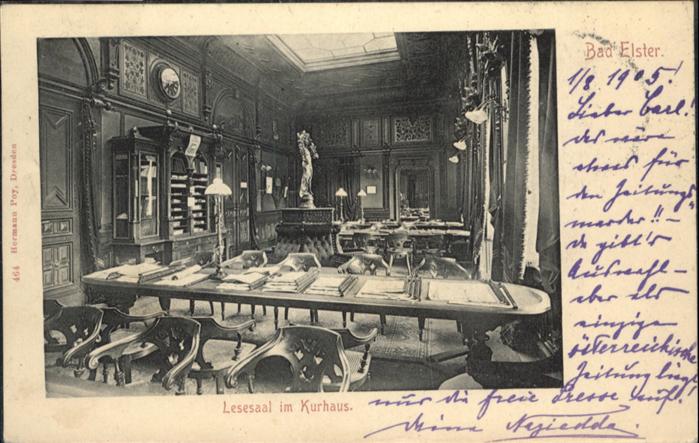 Bad Elster Lesesaal Kurhaus