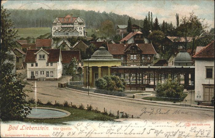 Bad Liebenstein Quelle Springbrunnen