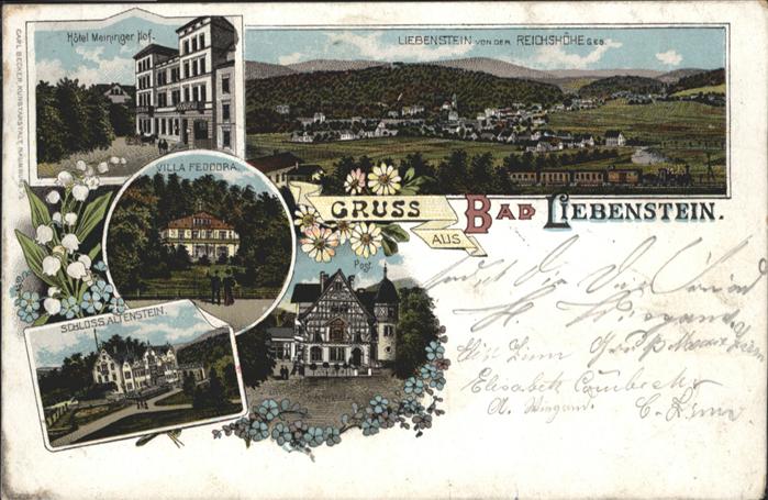 Bad Liebenstein Hotel Meininger Hof Villa Feodora Schlo