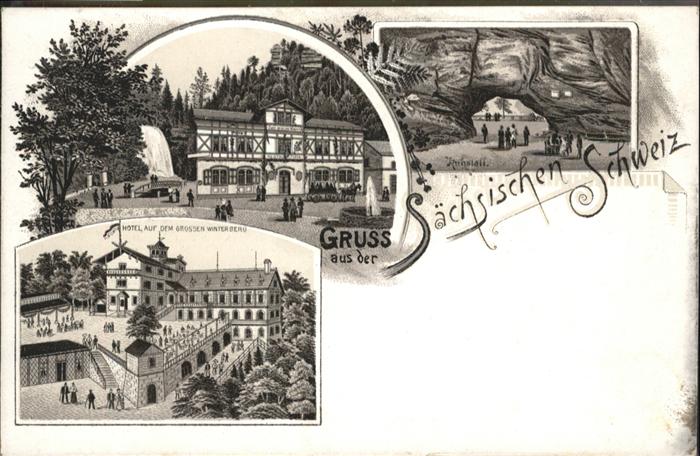 Bad Schandau Grossen Winterberg Hotel Kuhstall