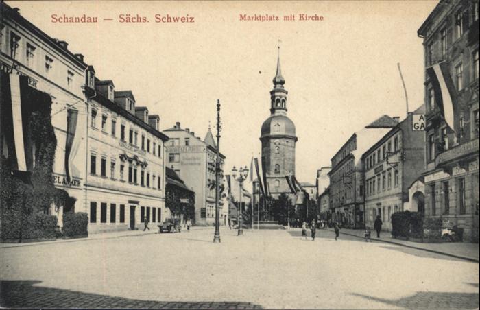 Bad Schandau Marktplatz Kirche