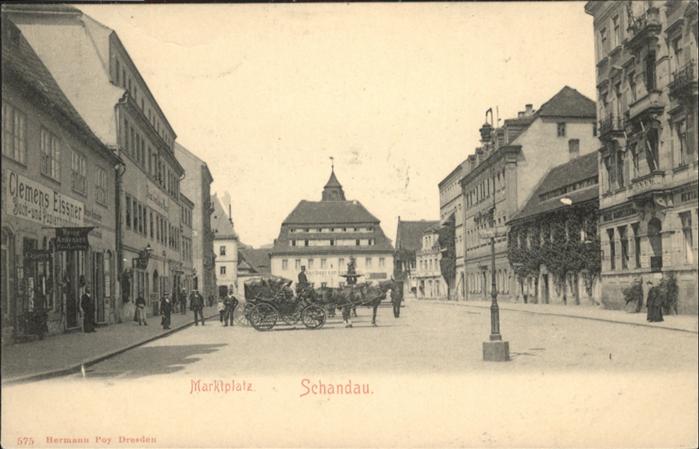Bad Schandau Marktplatz Kutsche