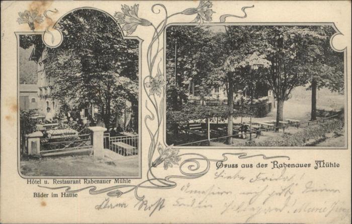 Rabenau Sachsen Rabenauergrund Hotel Restaurant Rabenau