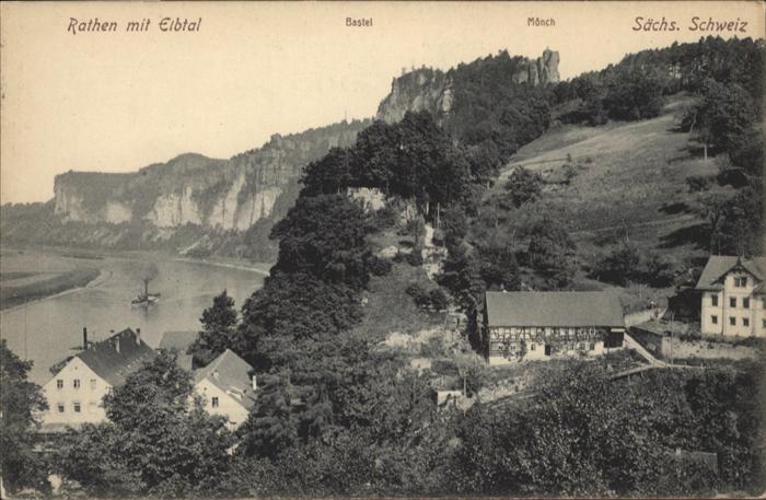 Rathen Saechsische Schweiz Rathen Bastei Nönch