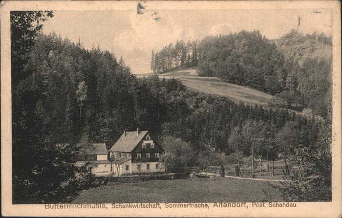 Altendorf Bad Schandau Buttermilchmühle Schankwirtschaft