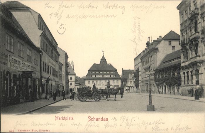 Bad Schandau Marktplatz Kutsche