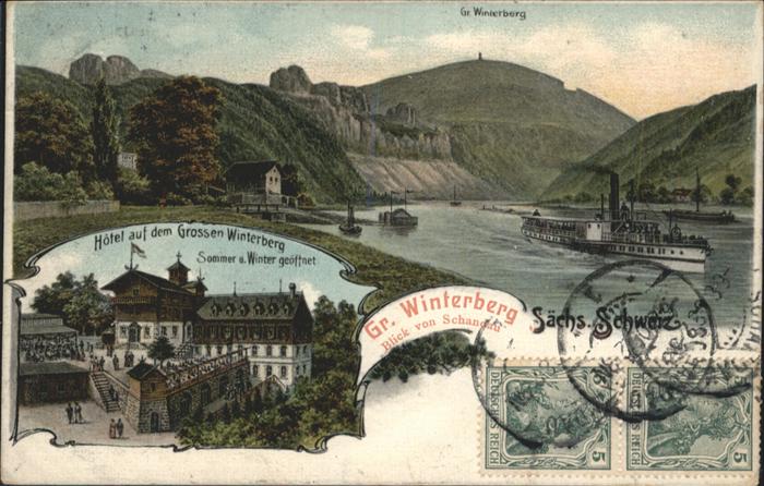 Bad Schandau Grossen Winterberg Hotel Schiff