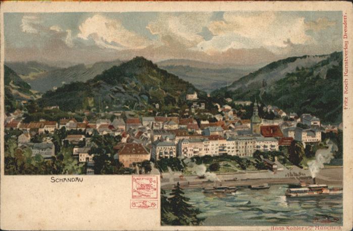 Bad Schandau Schiff Künstler Hans Kohler