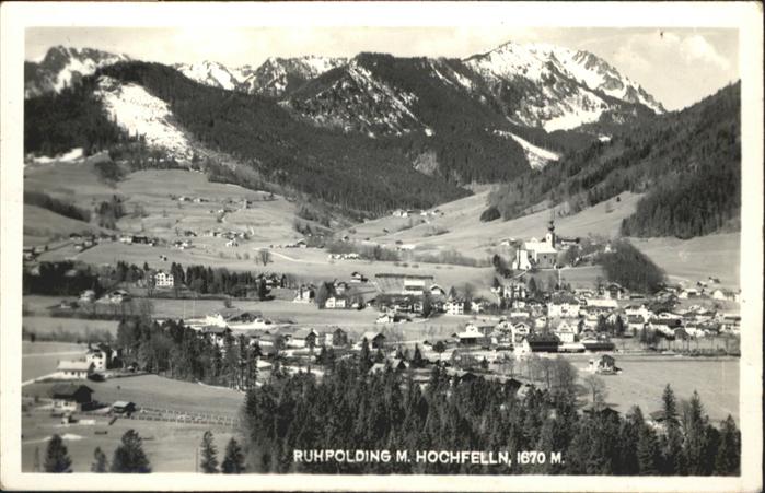 Ruhpolding Bayern Hochfelln