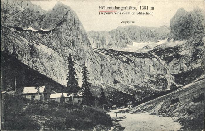 Garmisch-Partenkirchen Höllentalangerhütte Zugspitze x