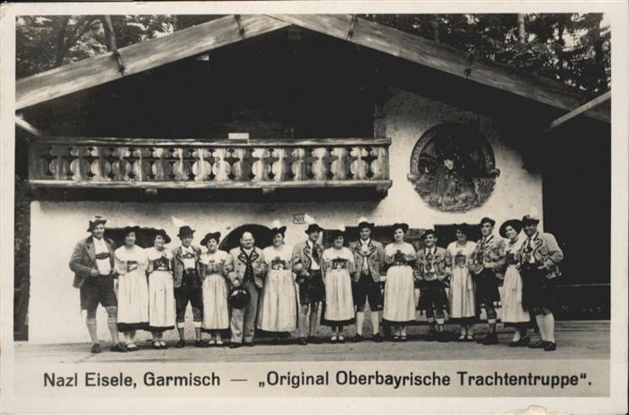 GARMISCH-PARTENKIRCHEN Bayern Nazl Eisele Trachtengruppe