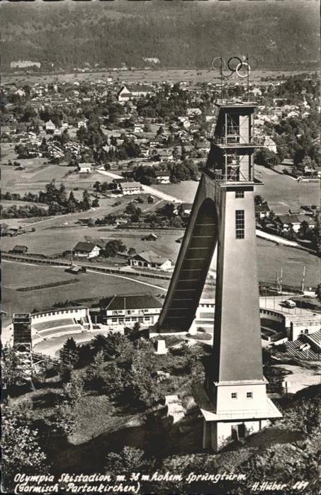 GARMISCH-PARTENKIRCHEN Bayern Olympia Skistadion Sprungturm