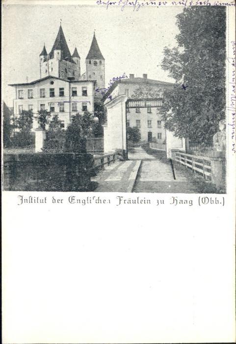 Haag Oberbayern Institut der englischen Fräulein zu Haa
