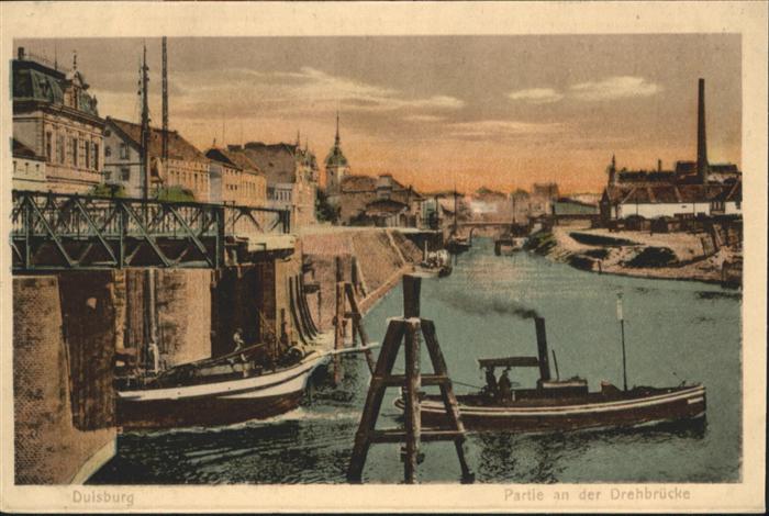 Duisburg Ruhr Duisburg Drehbrücke
