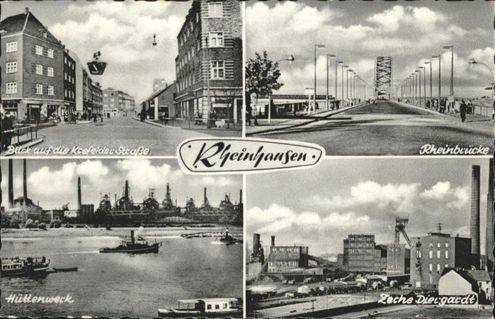 Rheinhausen Krefelderstrasse Rheinbrücke Hüttenwerk