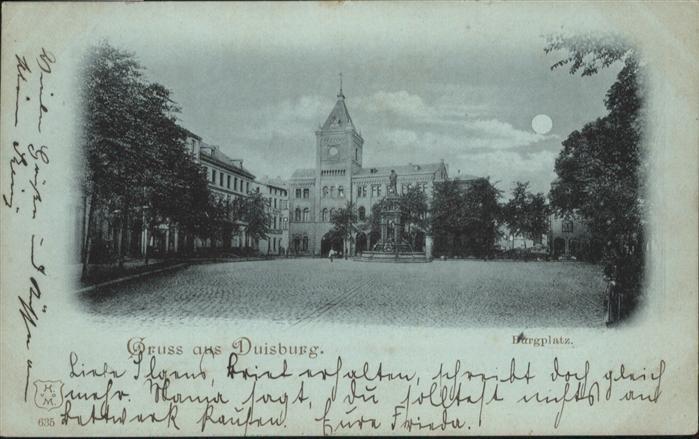 Duisburg Ruhr Duisburg Burgplatz