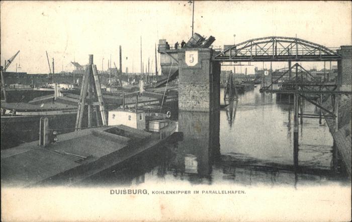 Duisburg Ruhr Duisburg Kohlenkipper Parallelhafen