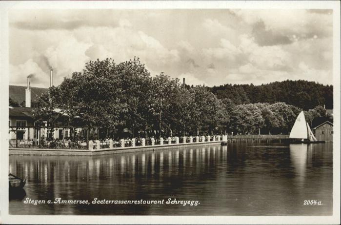 Stegen Ammersee Seeterrassenrestaurant Schreyegg