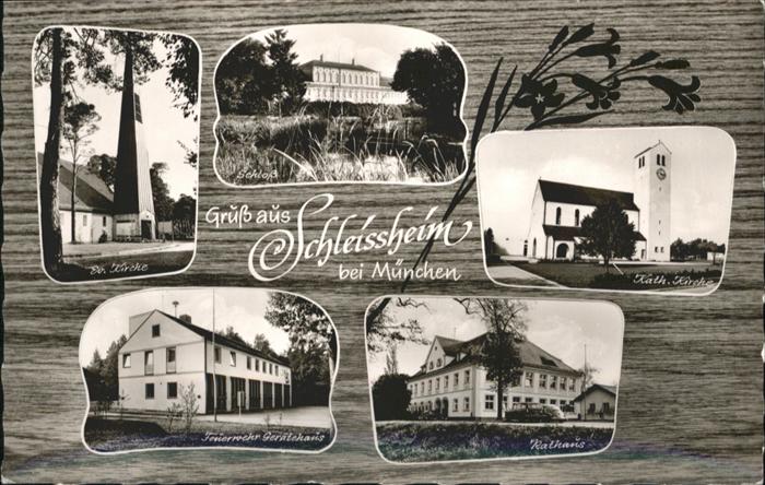 Schleissheim Oberschleissheim Kirche Schloss Feuerwehr Gerätehaus Rat