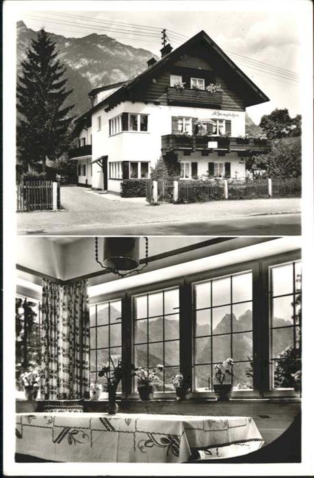 GARMISCH-PARTENKIRCHEN Bayern Gaestehaus Alpengluehen *