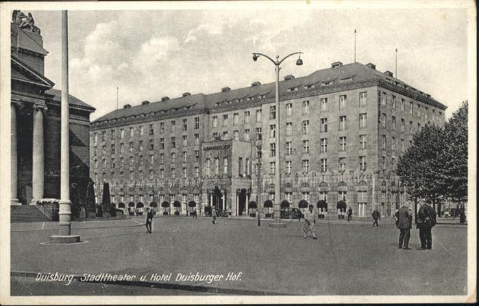 Duisburg Ruhr Duisburg Stadttheater Hotel Duisburger
