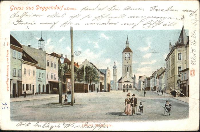 Deggendorf Donau Deggendorf Stadtplatz