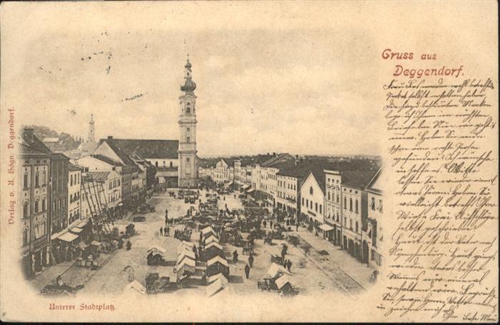 Deggendorf Donau Deggendorf Stadtplatz